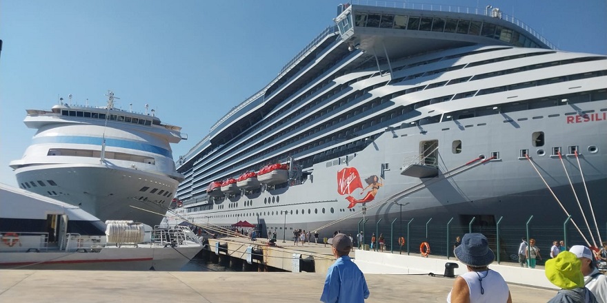 Bodrum Cruise Port'a, 2025 sezonunda 116 kruvaziyer gemisi geldi