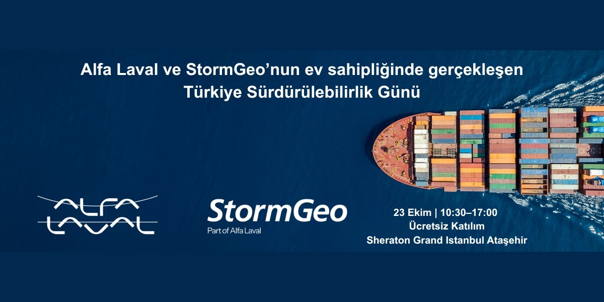 Alfa Laval ve StormGeo, Sürdürülebilirlik Günü’nde sektörü buluşturacak