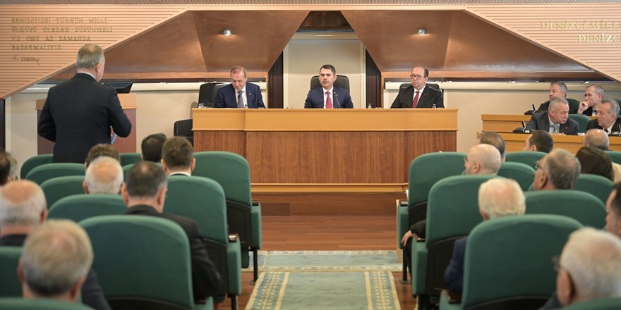 Bakan Kurum, İMEAK Deniz Ticaret Odası Meclis Toplantısı'nda konuştu: