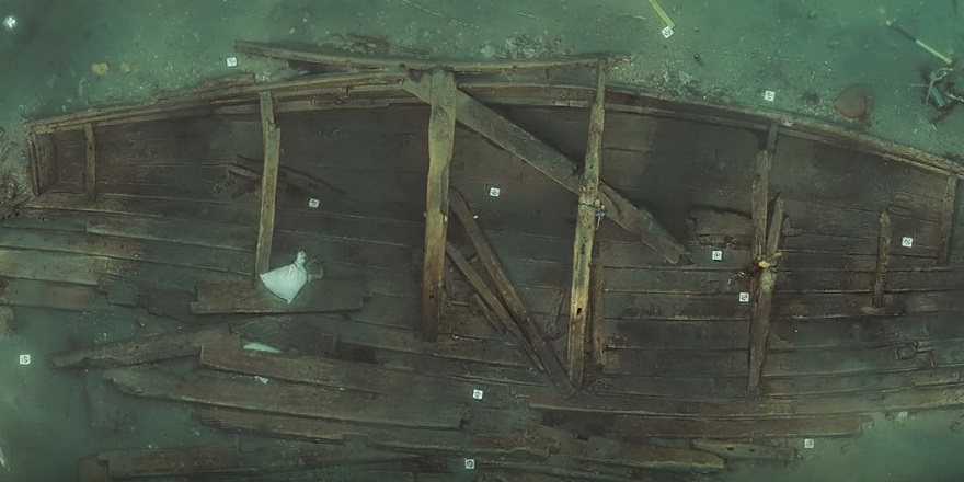 Vergi toplamada kullanılan kargo gemisi gün yüzüne çıkarıldı