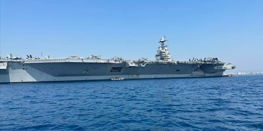 ABD'nin uçak gemisi görev bölgesine ulaştı