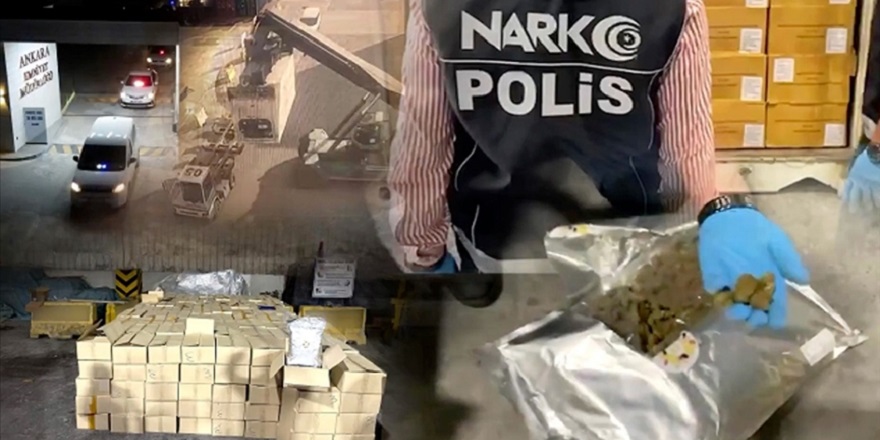 Derince Limanı'nda 1 ton 508 kilogram uyuşturucu ele geçirildi