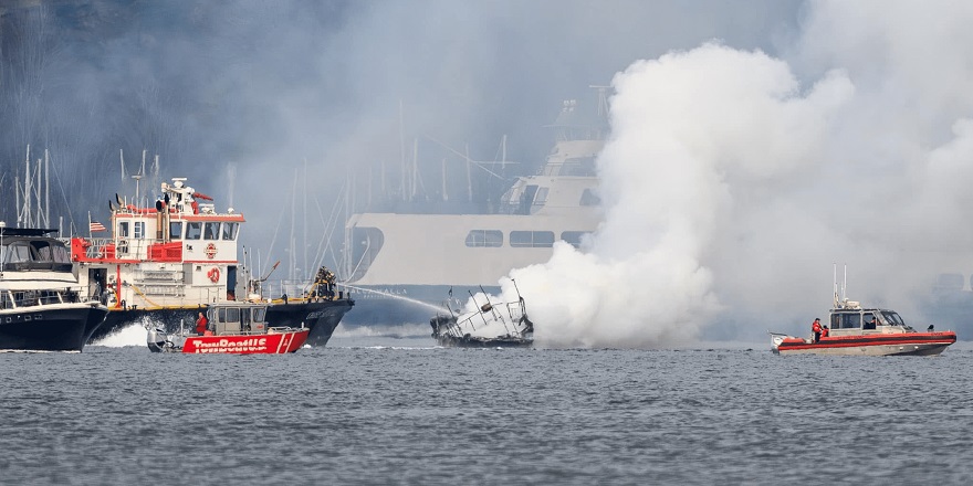 Gemilerdeki Yangın Söndürme Standartları Mercek Altında