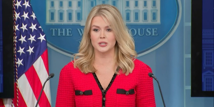 Sözcü Leavitt, el konulan petrol tankerine ilişkin soruları yanıtladı