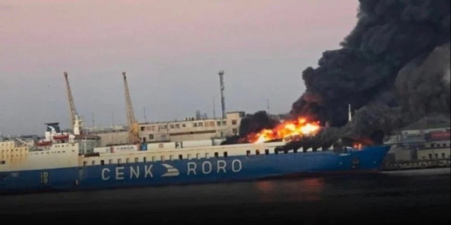 Ukrayna seferi yapan Türk gemisi vuruldu