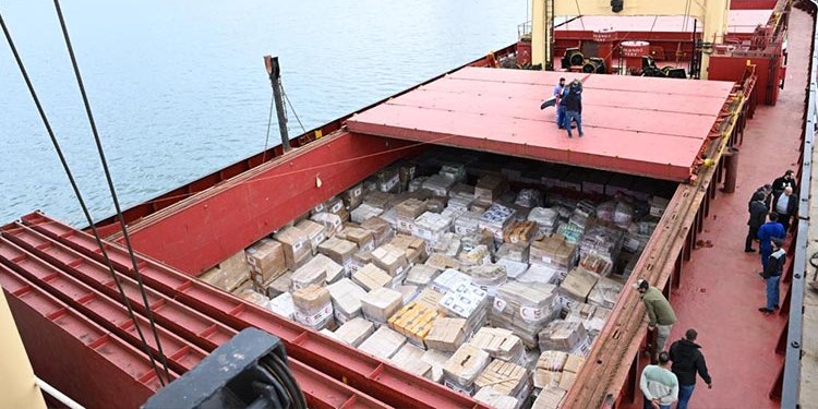 BAE, Suriye'ye deniz yoluyla yardım malzemesi gönderdi