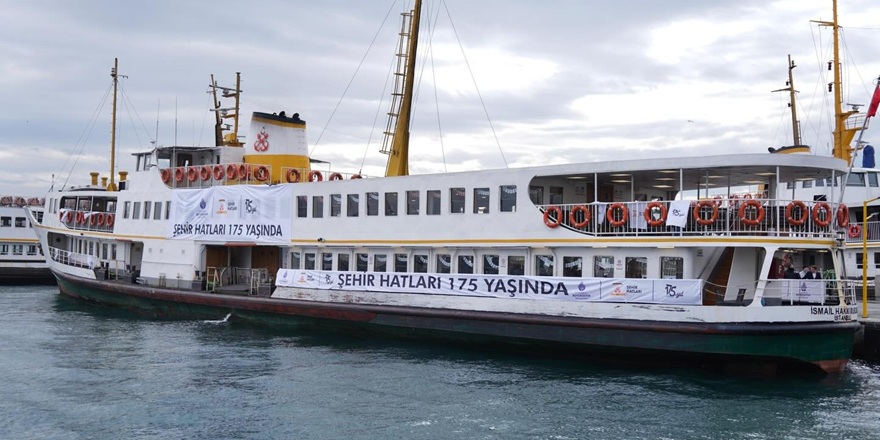 Şehir Hatları'nın 175. yılına özel Boğaz turu düzenlendi