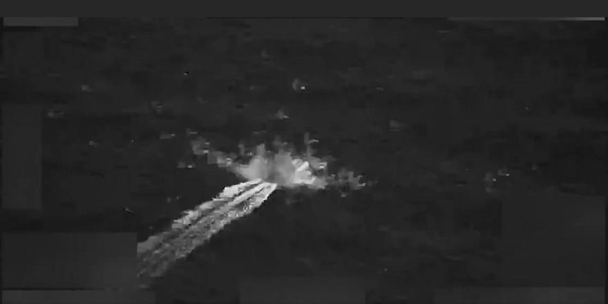 ABD, Doğu Pasifik'te bir gemiyi hedef aldı