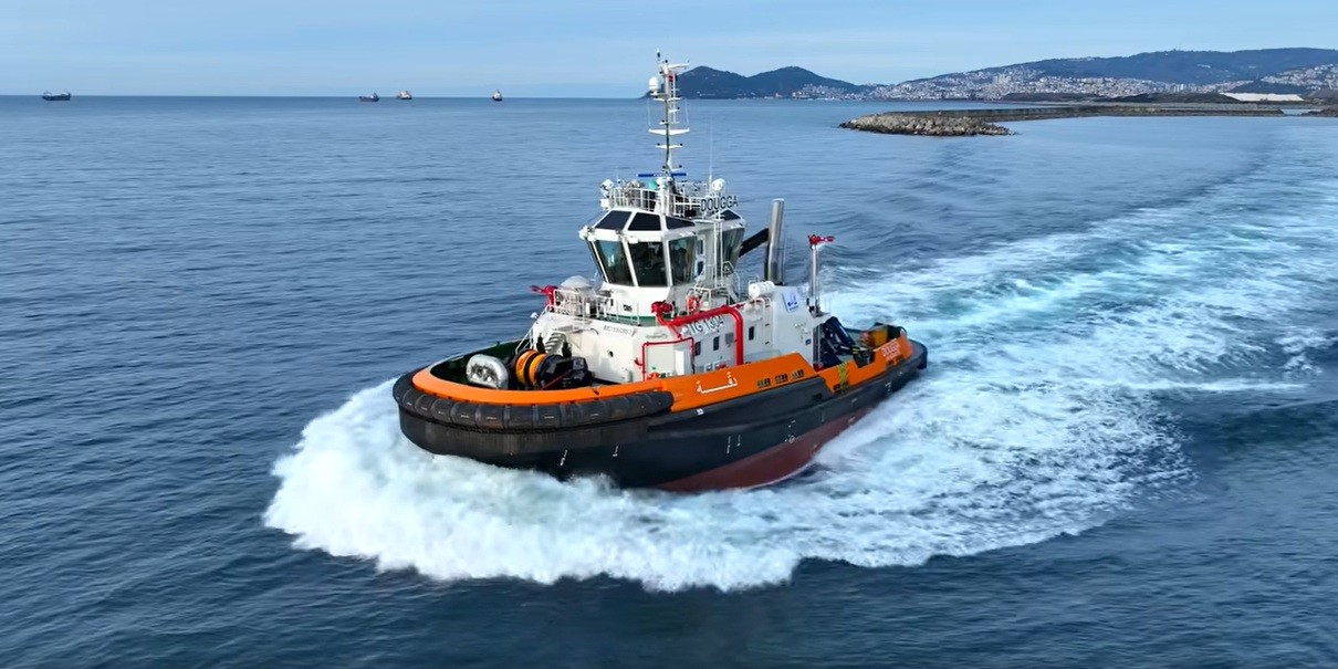 MED MARINE, DOUGGA adlı römorkörü teslim etti