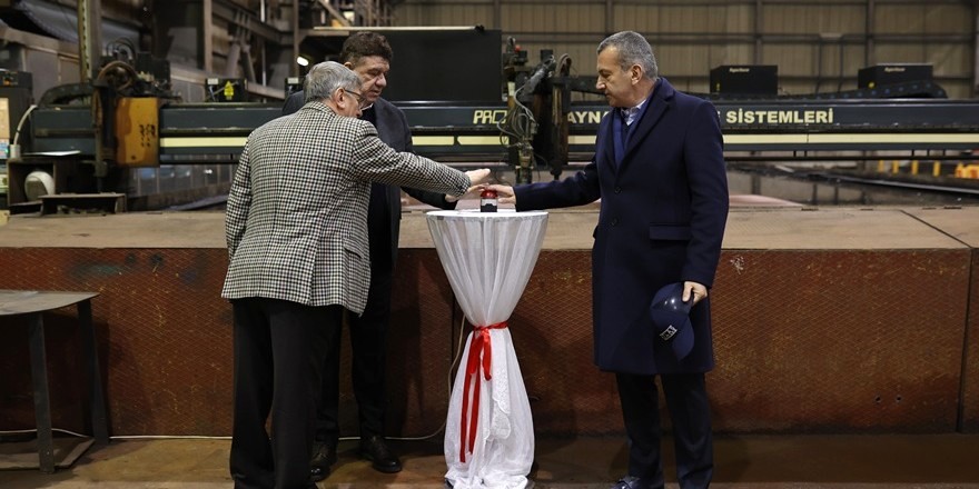 DESAN’ın Malezya için inşa ettiği ikinci geminin sac kesme töreni gerçekleşti