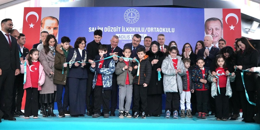 Salim Düzgit İlkokulu ve Ortaokulu’nun açılış töreni gerçekleştirildi