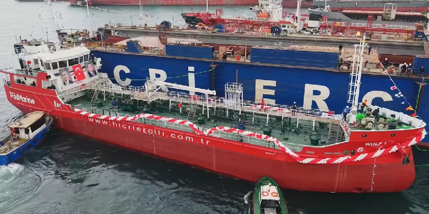 PO Grubu'nun ilk sıfır emisyonlu gemisi "Wolf 1" denizle buluştu