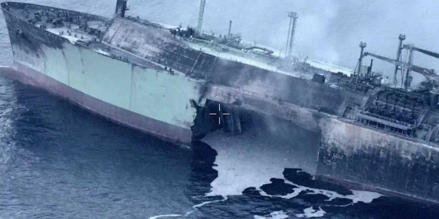 Batan Rus Gaz Tankerindeki Mürettebatın Tümü Kurtarıldı