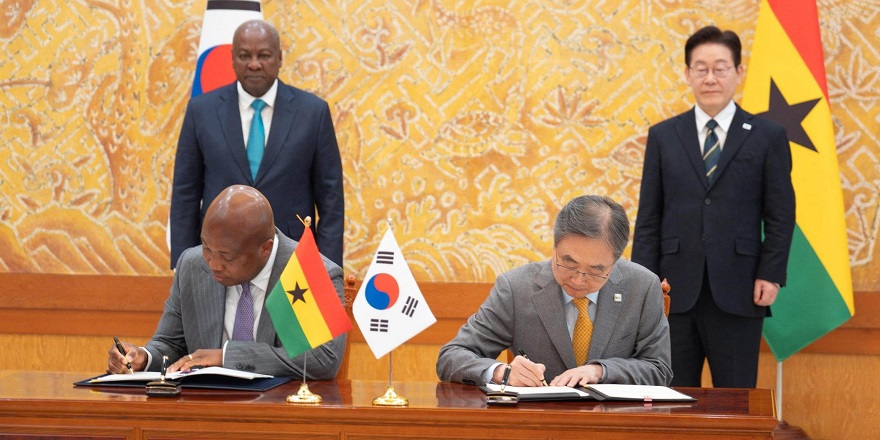 Gana ile Güney Kore Arasında Stratejik Anlaşmalar İmzalandı