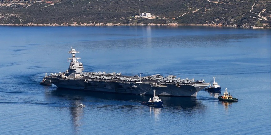 USS Gerald R. Ford'da Kısa Süreli Yangın Meydana Geldi