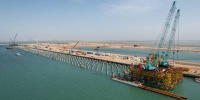 Irak'taki Büyük Faw'ın inşaat çalışmaları devam ediyor