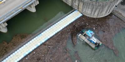 Yuvacık Barajı'na Derelerin Taşıdığı Atıklar Toplanarak Su Kalitesi Korunuyor