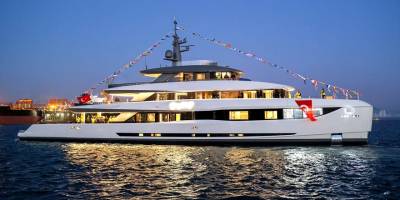 Mengi Yay’ın En Büyük Yatı Suya Kavuştu