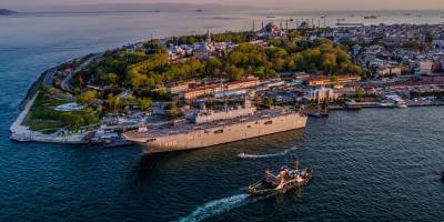 TCG Anadolu İstanbul'dan ayrıldı