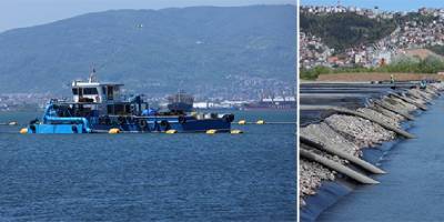 İzmit Körfezi'nde dip çamuru temizliği başladı