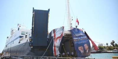 Mersin-Gazimağusa seferi yapacak feribot hizmete alındı