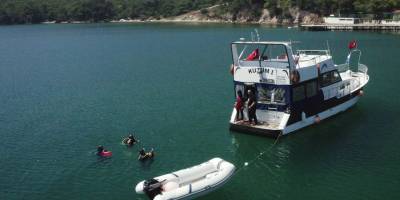 Çam Limanı'nda düzenlenen etkinlikte 255 kilogram atık toplandı