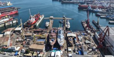 Türk Korveti "RAJA LAUT" Suyla Buluştu