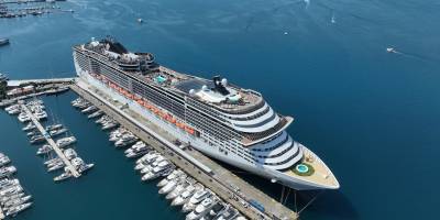 MSC Divina Marmaris Limanı'na Demir Attı