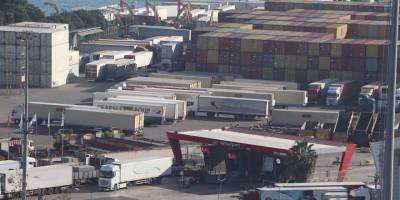 Samsunport limanında patlama