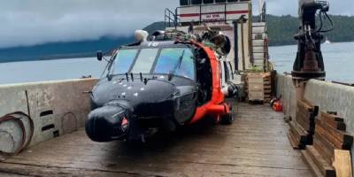 Alaska'da Sahil Güvenlik Helikopteri Düştü