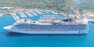 MSC Divina Marmaris'e Demir Attı