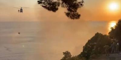Büyükada Yangınına Nene Hatun ve KEGM-4 Desteği