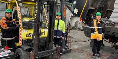 Asyaport'ta staj yapan öğrenciler limanda işe başlayacak