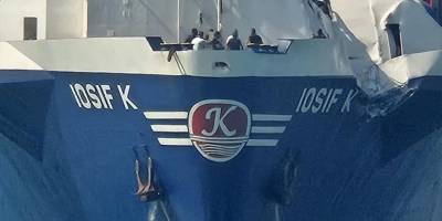 Girit'te Yolcu Gemisi ile Yük Gemisi Çatıştı
