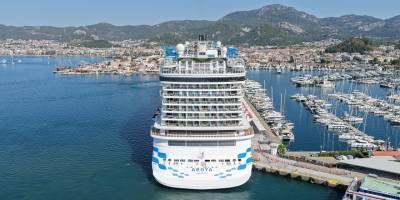 "Aroya" kruvaziyeriyle Marmaris'e 2 bin 540 turist geldi
