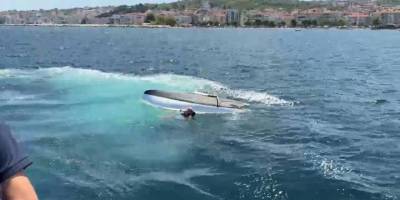 Alabora Olan Yelkenliye Sahil Güvenlik Yetişti