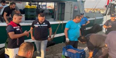Enez'de Trol Teknelerine Su Ürünleri Denetimi