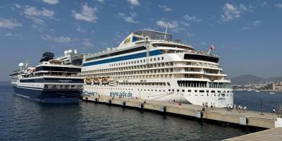 Bodrum'a 2 Kruvaziyerle 2 Bin 746 Turist Geldi