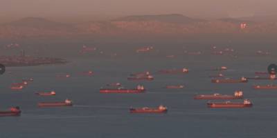 İstanbul Açıklarında Tanker Parkı