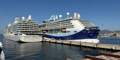 Bodrum'a 2 Kruvaziyerle 2 Bin 484 Turist Geldi