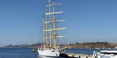 "Star Flyer" isimli kruvaziyer Bodrum'da