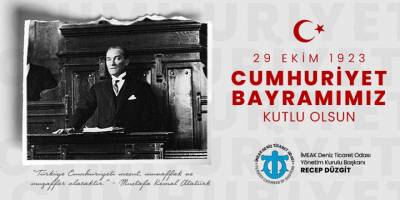 Recep Düzgit'ten Cumhuriyetin 103. Yılında Denizcilik Vurgusu