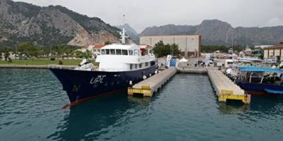 Antalya'da inşa edilen su altı araştırma gemisi göreve başladı