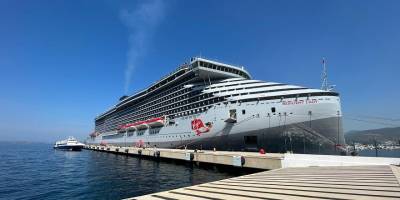Bodrum'a "Resilient Lady" kruvaziyeriyle 2 bin 499 turist geldi