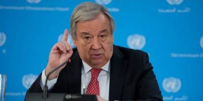 Guterres: Dünya yaklaşan iklim felaketine uyanmalı