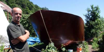 2 bin rakımlı Çaldağ Tepesi’nde tekne imal edildi