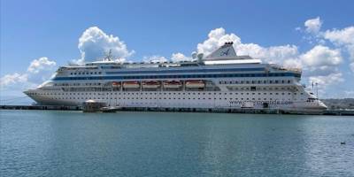 "Astoria Grande" kruvaziyeri bu yıl 6'ncı kez Sinop'a geldi