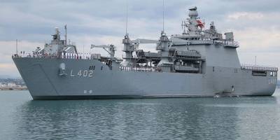 TCG Bayraktar gemisi İskenderun'a ulaştı