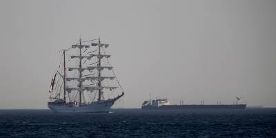 Yelkenli eğitim gemisi "Cuauhtemoc", Sarayburnu'na ulaştı