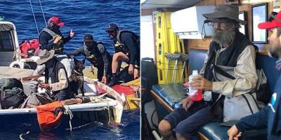 Köpeğiyle Pasifik'te 2 ay boyunca sürüklendi